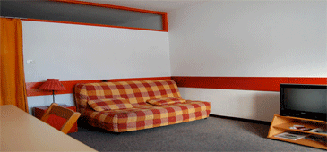 Le salon de notre appartement à Superdevoluy